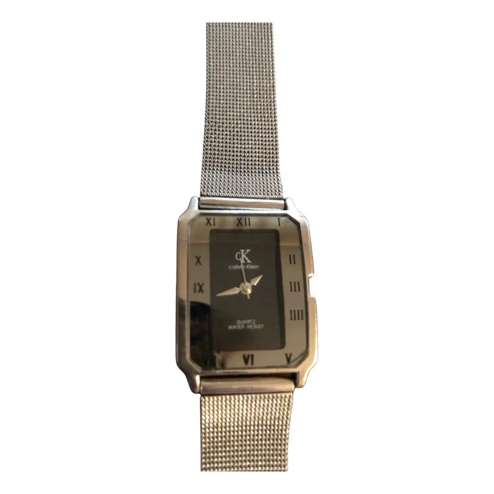 Calvin Klein Gray Mesh Strap Watch
